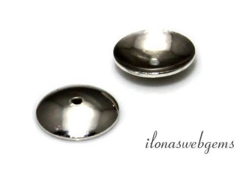 1 stuk sterling zilveren kralenkapje ca. 5mm