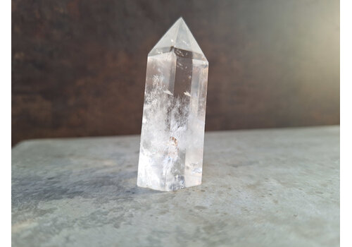 Rock Crystal Obelisk approx. 61x24mm