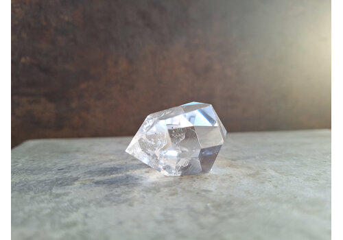 Bergkristal dubbeleinder ca. 32 x 47 mm