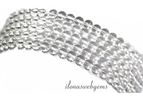 Rock crystal beads: 2 to 14mm A quality