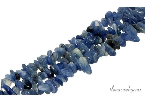 Kyaniet kralen free form ca. 5-10mm