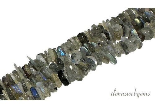 Labradorite beads split approx. 8-14mm