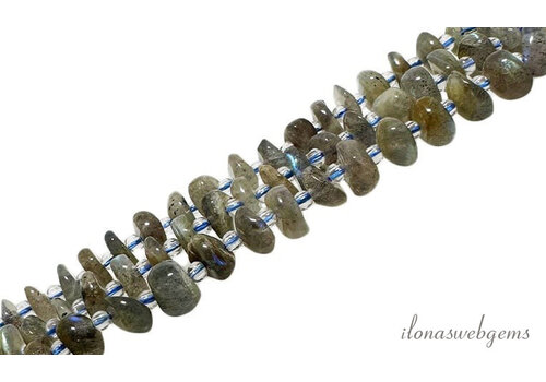 Labradoriet kralen free form ca. 5-8mm