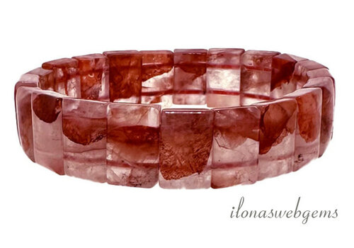 Cherry Blossom Agaat armband ca. 14x9x6mm