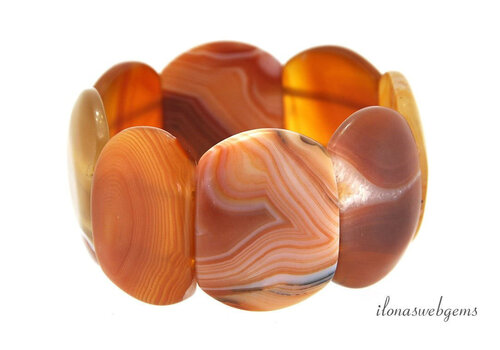 Agate bracelet approx. 38x29x9mm