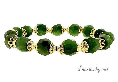 Russian Jade bracelet approx. 9x9x6mm