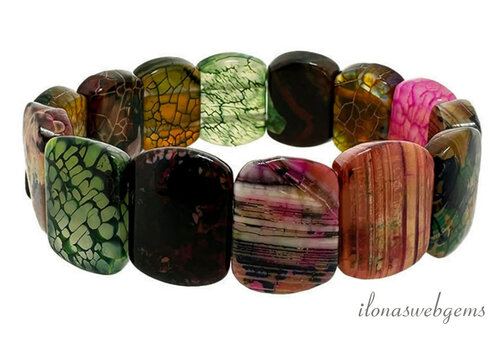 Agate bracelet approx. 20x15x6mm