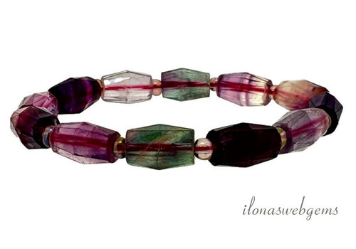 Fluoriet armband ca. 14x9x8mm