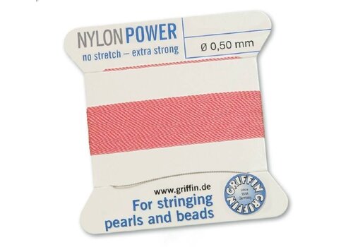 Dunkelrosa: Griffin Perlgarn Nylon