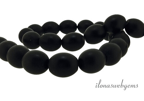 Onyx-Fass, matt, ca. 12 x 10 mm