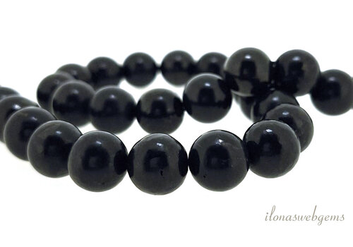 Shungite beads round approx. 8mm