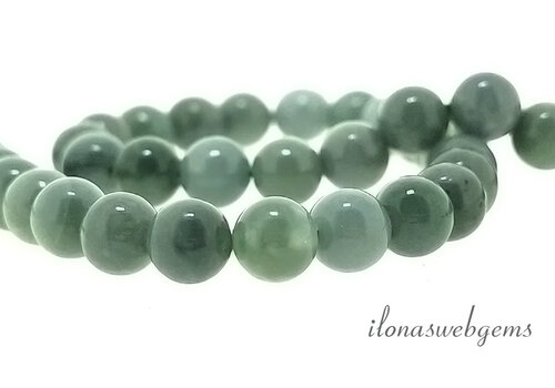 Burmese Jade beads round approx. 6mm