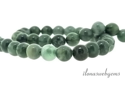 Birmaanse Jade kralen rond ca. 6mm