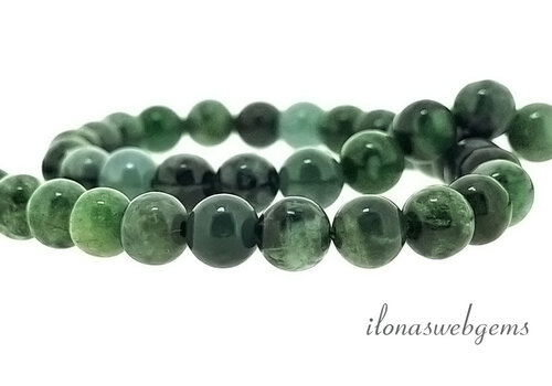 Birmaanse Jade kralen rond ca. 6mm