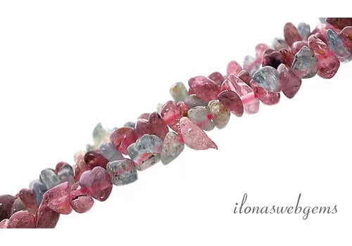 Tourmaline split beads approx. 4mm