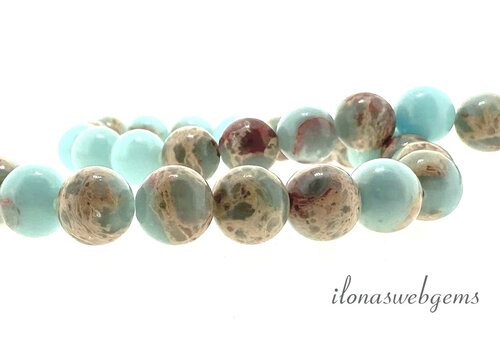 Imperial Jasper Perlen, rund, ca. 10 mm