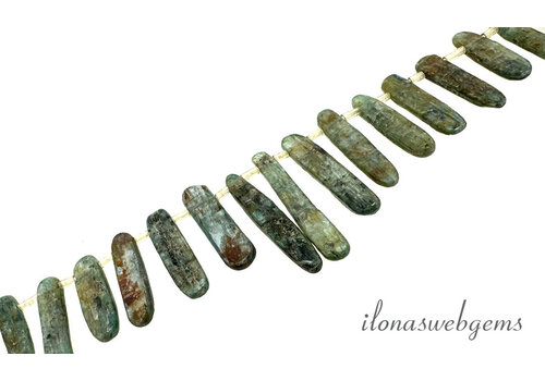 Kyanite beads icicles approx. 14-29mm