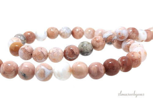 Cotton Candy Agate beads approx. 6mm