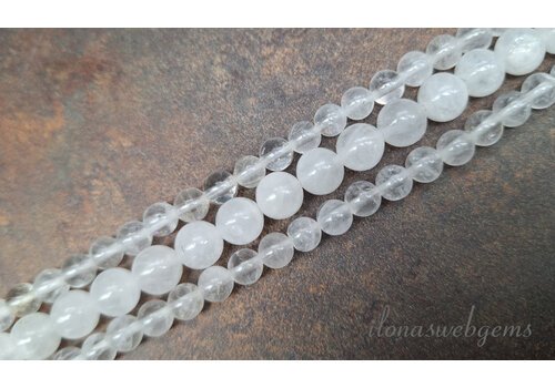 Azeztulite beads approx. 6mm