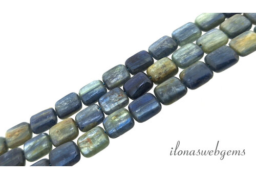 Rectangular kyanite beads approx. 10x8mm