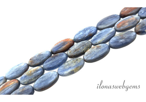 Kyanite beads oval approx. 18x10mm