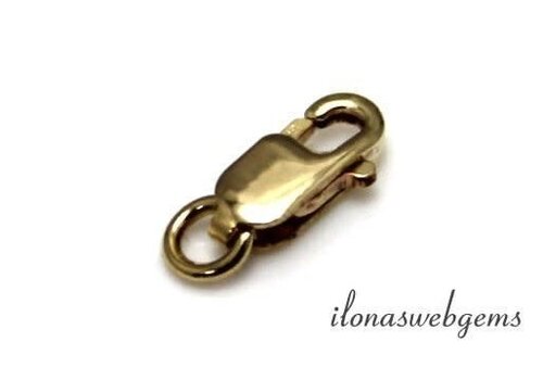 14 Karaat gouden lobsterslot ca. 9x4.5mm