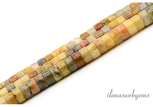 Agaat Heishi kralen ca. 4x3mm
