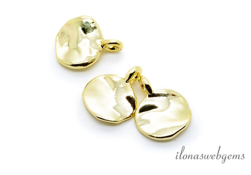 Premium gold plated hangertje ca. 6mm