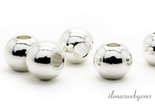 Premium silver plated kraal ca. 6mm