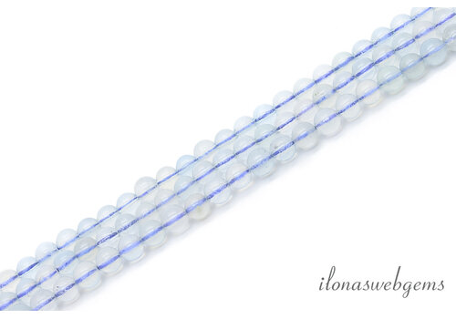Aquamarijn kralen rond ca. 4mm