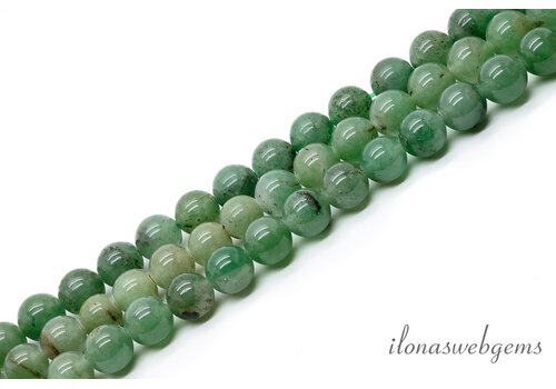 Green Aventurine beads round approx. mm