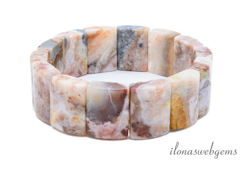 Sakura Agate bracelet approx. 20x15x7mm
