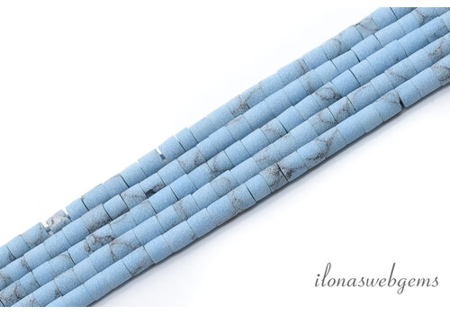 Tibetan Howlite minis 'turquoise' approx. 2mm