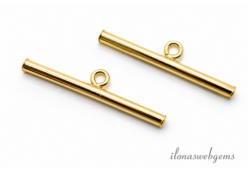 14/20 Gold filled Kapittelstokje XXLong ca. 24mm