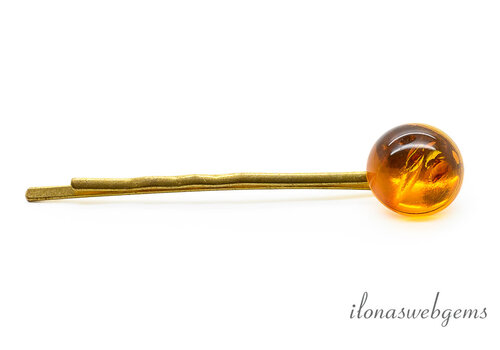 Barnsteen haarspeld 100% natuurlijk