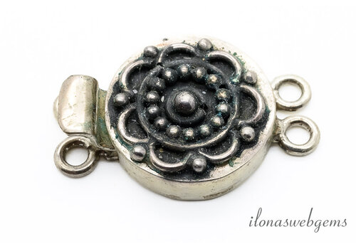 Sterling silver box clasp approx. 28x18x7mm