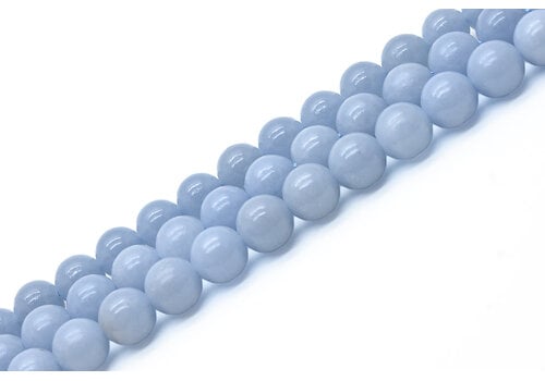 Angelite beads around 6mm