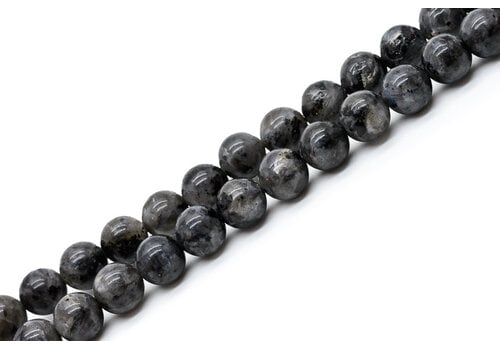 Larvikite beads 8mm