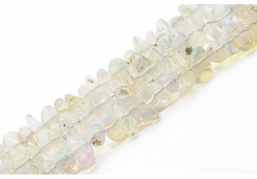 Precious opal beads split approx. 8x3mm