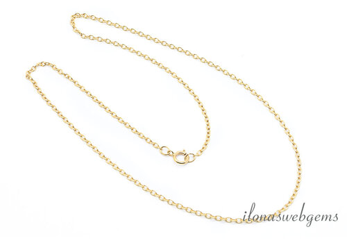 14/20Gold filled ketting ca. 40cm