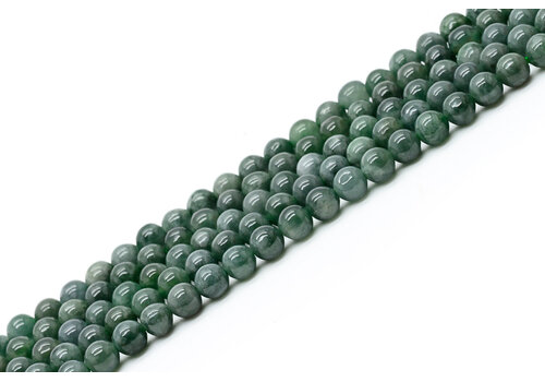 Mini-Jadeitperlen, rund, ca. 3 mm