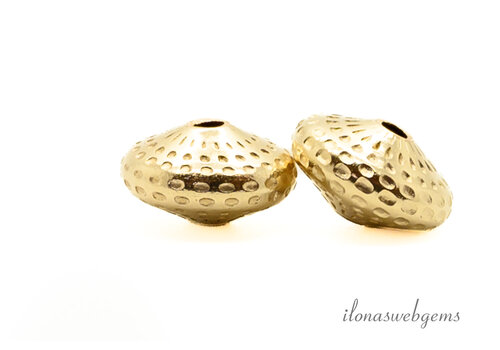 14/20 Gold filled kraal disk ca. 8x4mm
