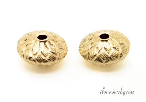 14/20 Gold filled kraal disk ca. 7mm
