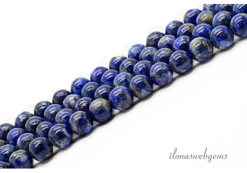 Lapis Lazuli beads round approx. 6mm