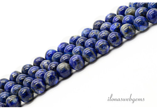 Lapis Lazuli kralen rond ca. 6mm