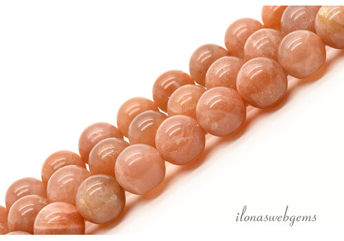 Moonstone beads round approx. 8mm