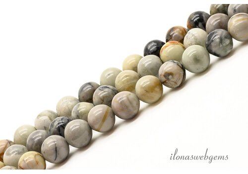 Picasso Jasper beads round approx. 8mm