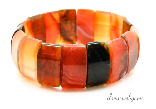 Agaat armband ca. 23x12x7mm