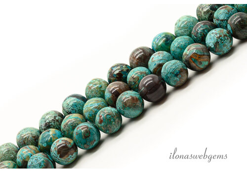 Ocean Jasper blue round approx. 10 mm