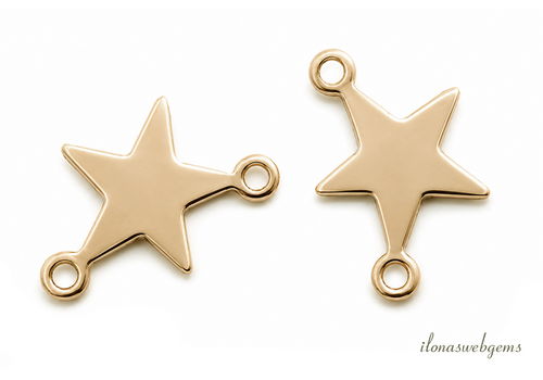 14/20 Gold filled connector star approx. 12x7mm